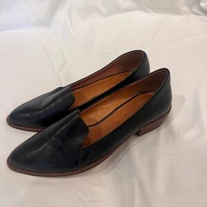 MADEWELL Elegant Black Leather Loafers Size 7.5